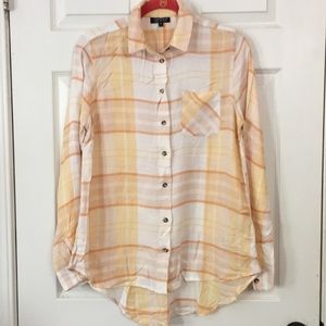 Topshop - Plaid Flannel Tunic